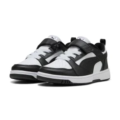 Sneakers bianche e nere da Bambino con chiusura a strappo Puma