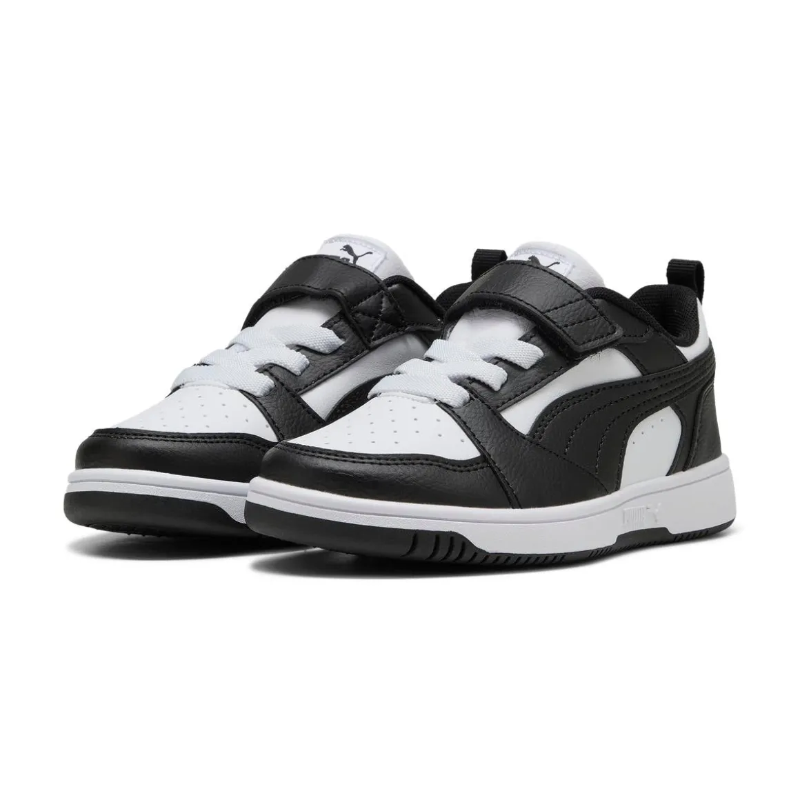 Sneakers bianche e nere da Bambino con chiusura a strappo Puma