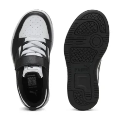 Sneakers bianche e nere da Bambino con chiusura a strappo Puma