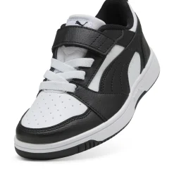 Sneakers bianche e nere da Bambino con chiusura a strappo Puma