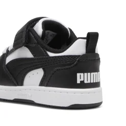 Sneakers bianche e nere Primi passi Bambino con strappo Puma Rebound
