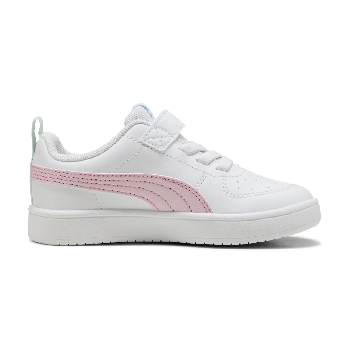 Sneakers bianche e rosa da Bambina con logo Puma Rickie