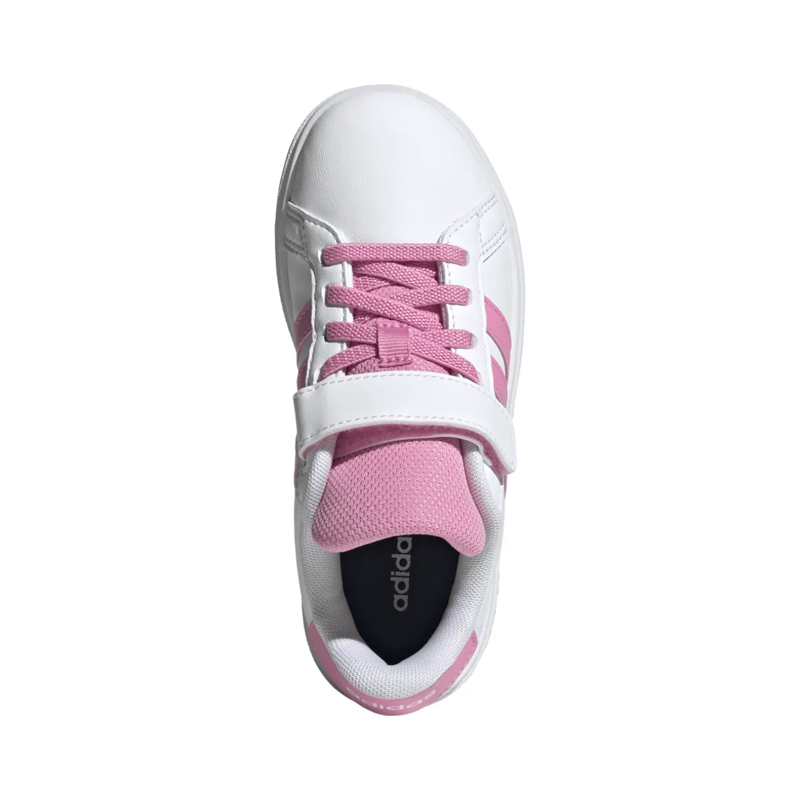 Sneakers bianche e rosa da Bambina con strappo adidas Grand Court 2.0