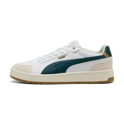 Sneakers bianche e verde scuro da Uomo Puma Court Classico