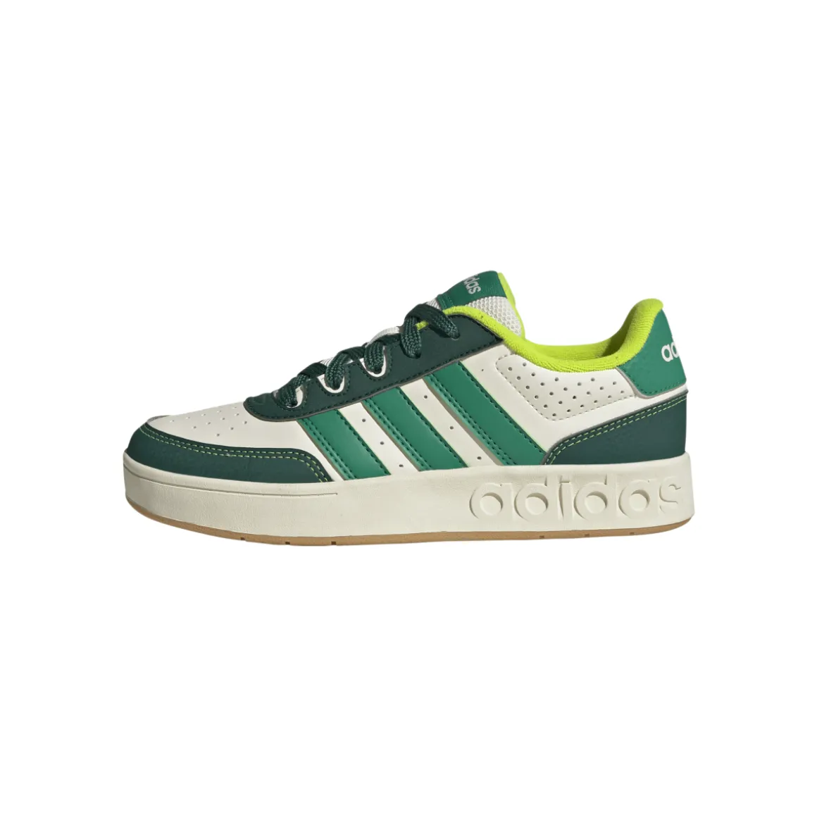Sneakers bianche e verdi da Ragazzo adidas BreakBase
