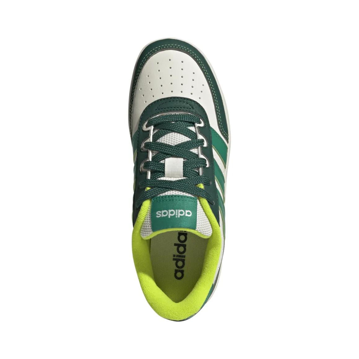 Sneakers bianche e verdi da Ragazzo adidas BreakBase
