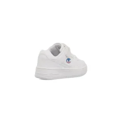 Sneakers bianche primi passi da bambina con logo glitterato Champion Rebound Low G Td
