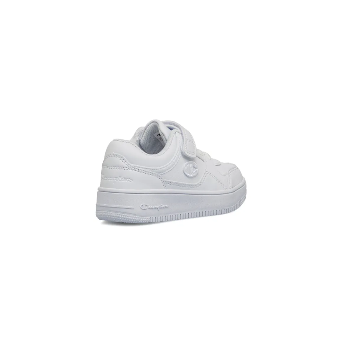 Sneakers bianche primi passi da bambino con logo laterale Champion Rebound Low B Td