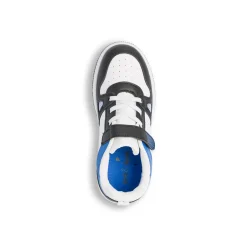 Sneakers bianco da ragazzo Birilli&Monelli con dettagli nero e blu
