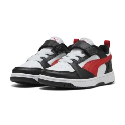 Sneakers bianco e nero da Bambino con strappo Puma Rebound v6