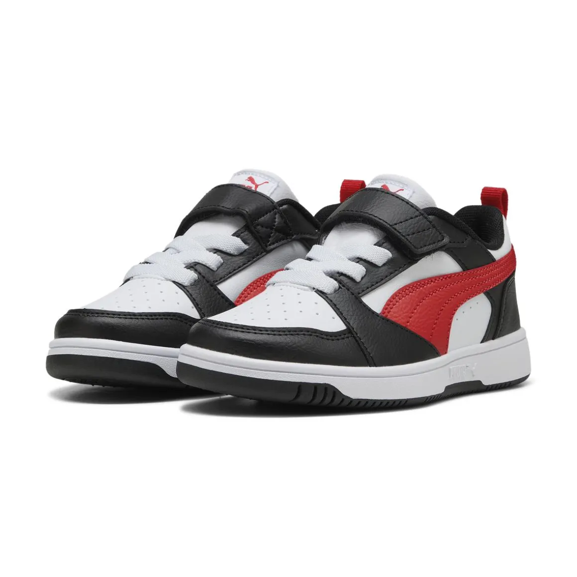 Sneakers bianco e nero da Bambino con strappo Puma Rebound v6