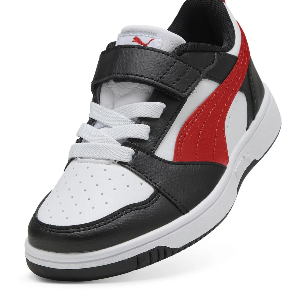 Sneakers bianco e nero da Bambino con strappo Puma Rebound v6