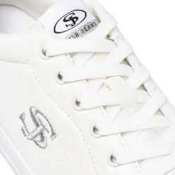 Sneakers Bianco off-white da Donna con logo Swish Jeans
