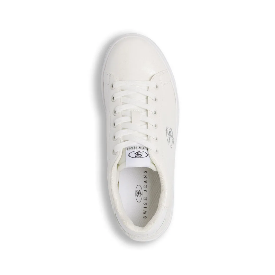 Sneakers Bianco off-white da Donna con logo Swish Jeans