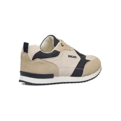 Sneakers bianco off-white e blu da Uomo Ducati