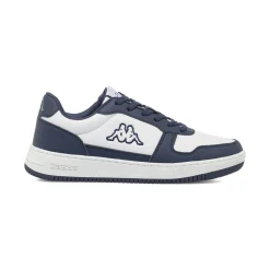 Sneakers bicolore bianche e blu da Uomo Kappa