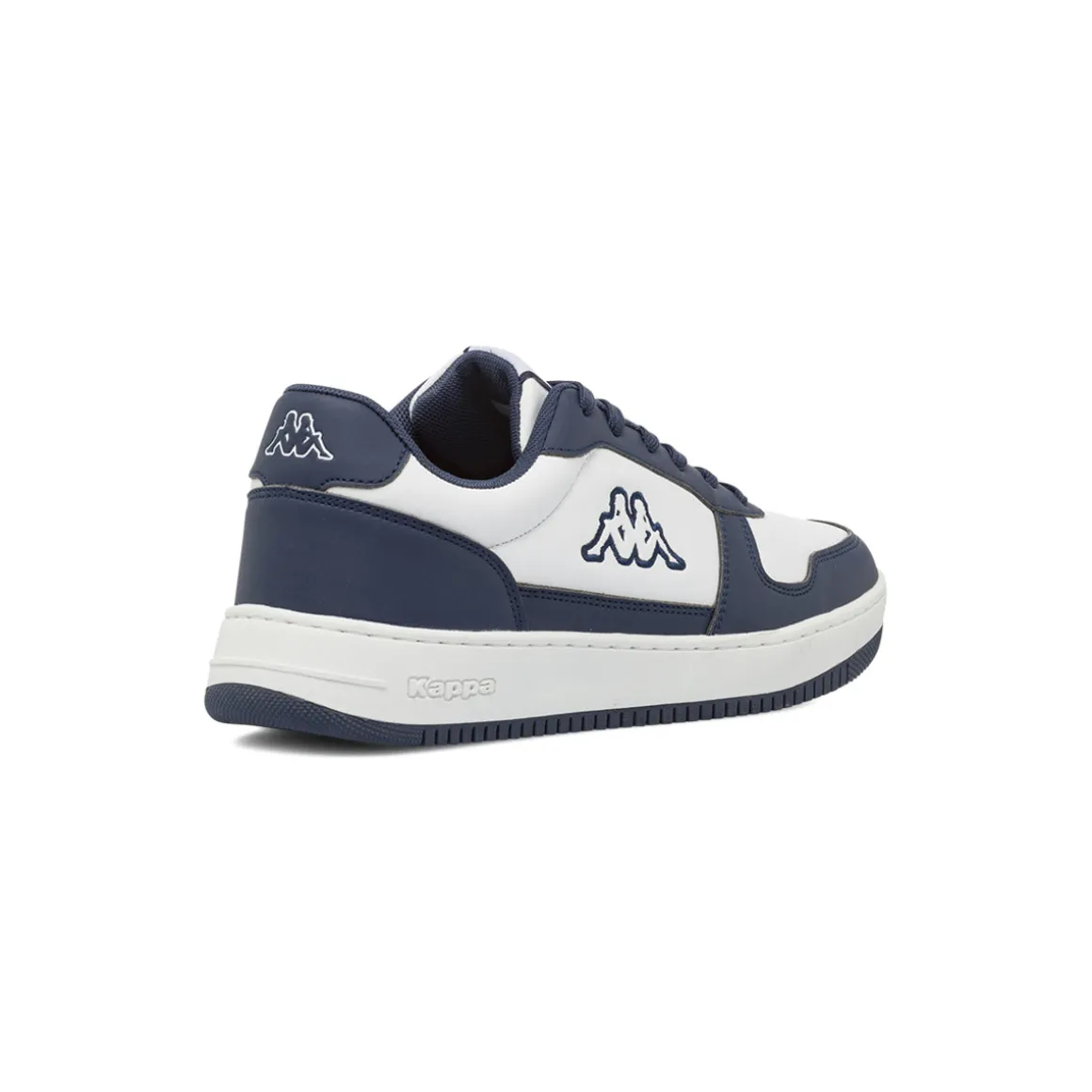 Sneakers bicolore bianche e blu da Uomo Kappa