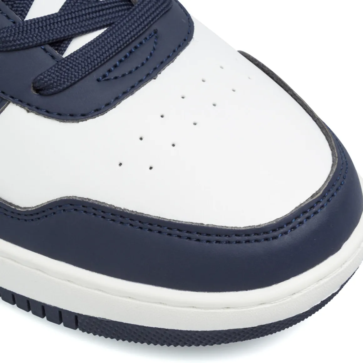 Sneakers bicolore bianche e blu da Uomo Kappa