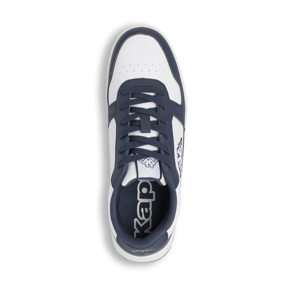 Sneakers bicolore bianche e blu da Uomo Kappa