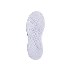 Sneakers bicolore bianche e nere da Ragazza con Luci e strappo Kappa