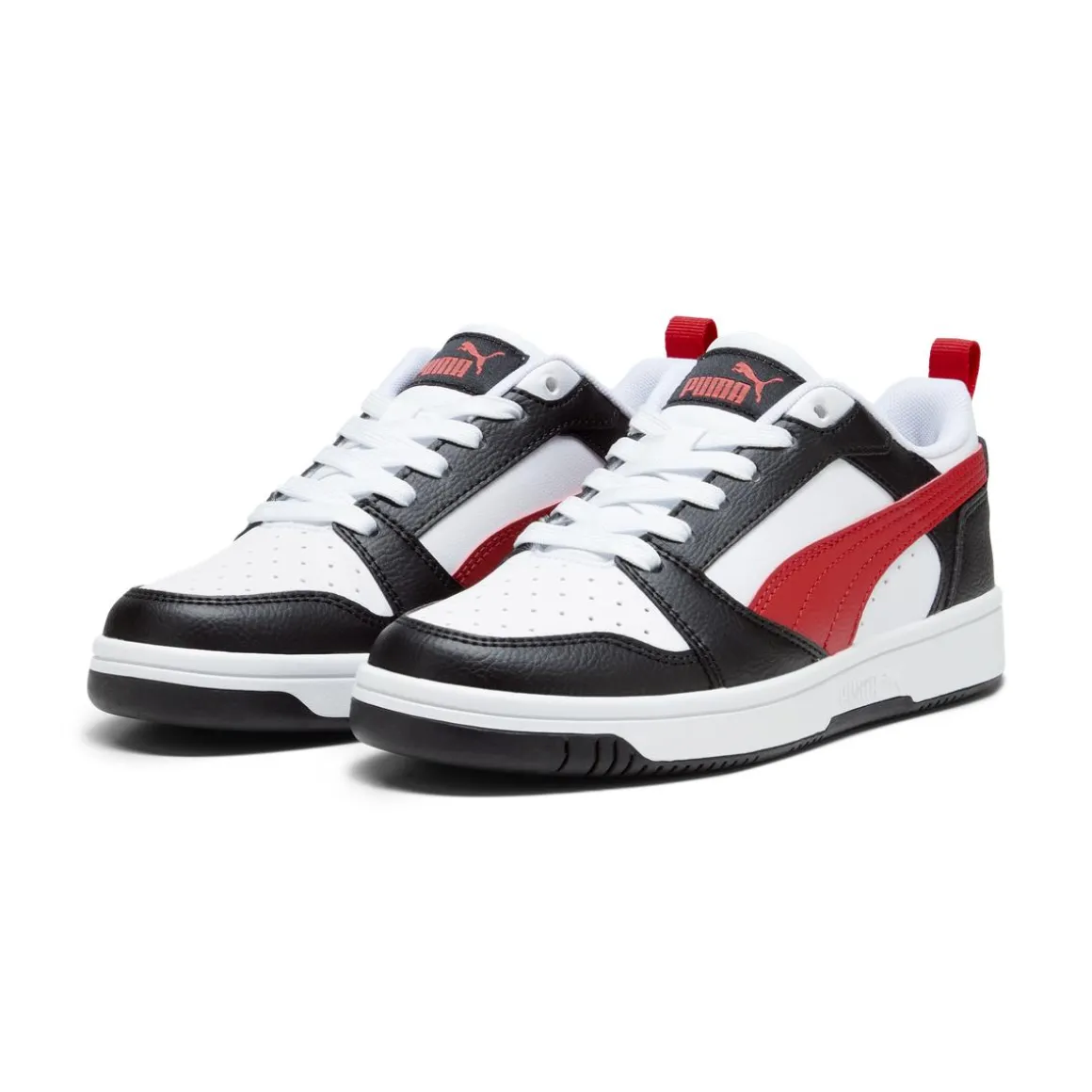 Sneakers bicolore bianco e nero da Ragazzo Puma Rebound v6