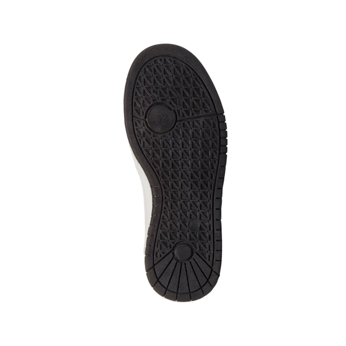 Sneakers bicolore bianco e nero da Ragazzo con strappo Navigare