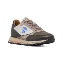 Sneakers bicolore grigio e bianco da Uomo Americanino