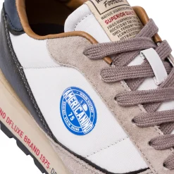 Sneakers bicolore grigio e bianco da Uomo Americanino