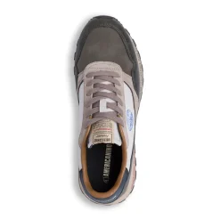 Sneakers bicolore grigio e bianco da Uomo Americanino