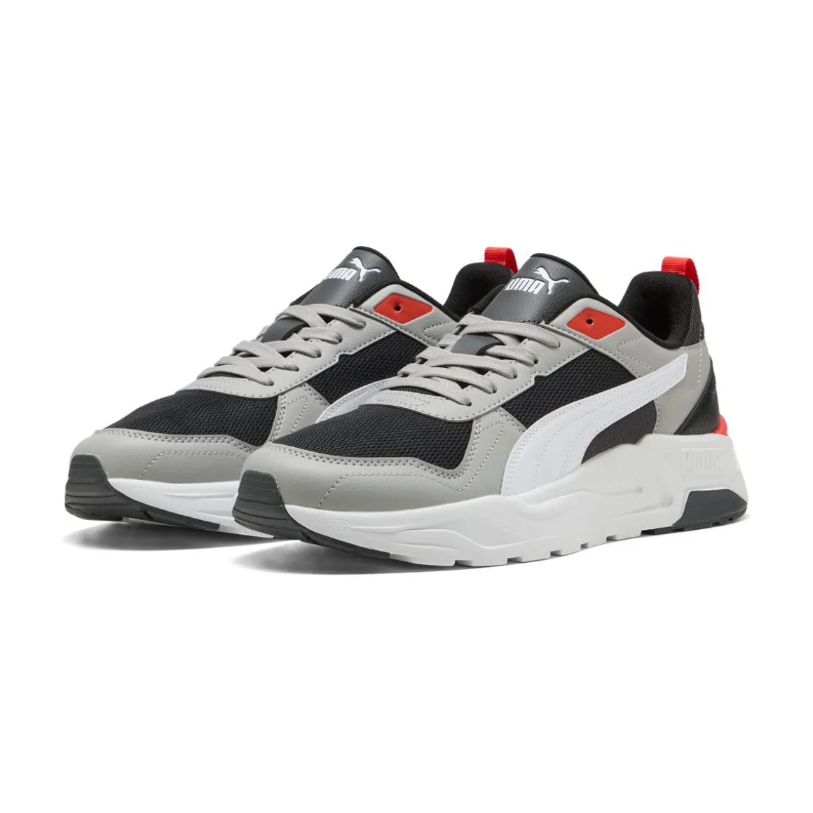 Sneakers bicolore grigio e nero da Uomo Puma Trinity 2
