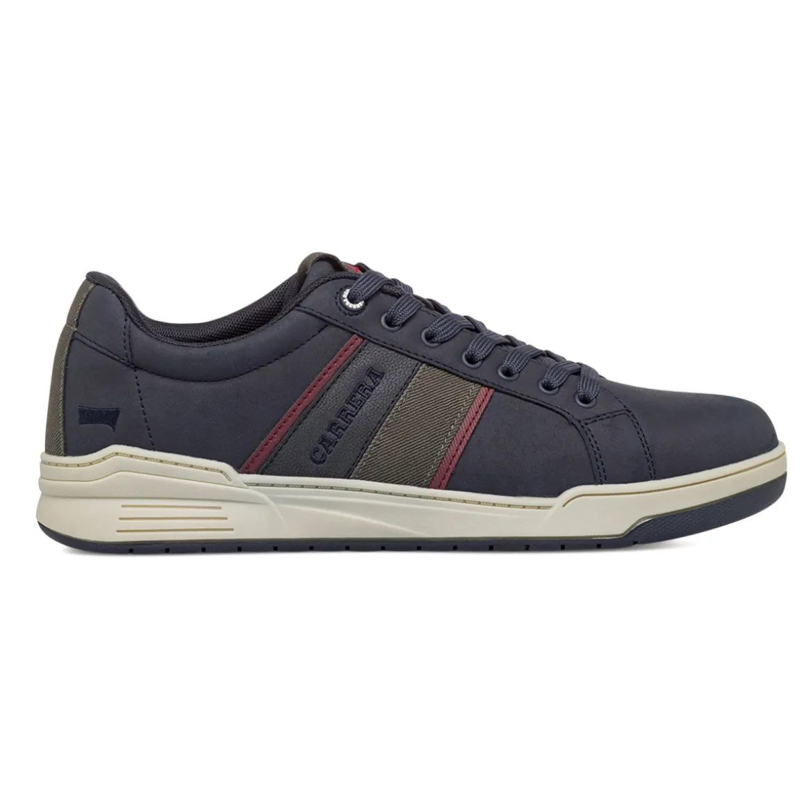 Sneakers blu con dettagli bordeaux da Uomo Carrera Jeans