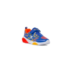 Sneakers blu con luci da Primi Passi Bambino Champion Wave
