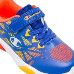Sneakers blu con luci da Primi Passi Bambino Champion Wave