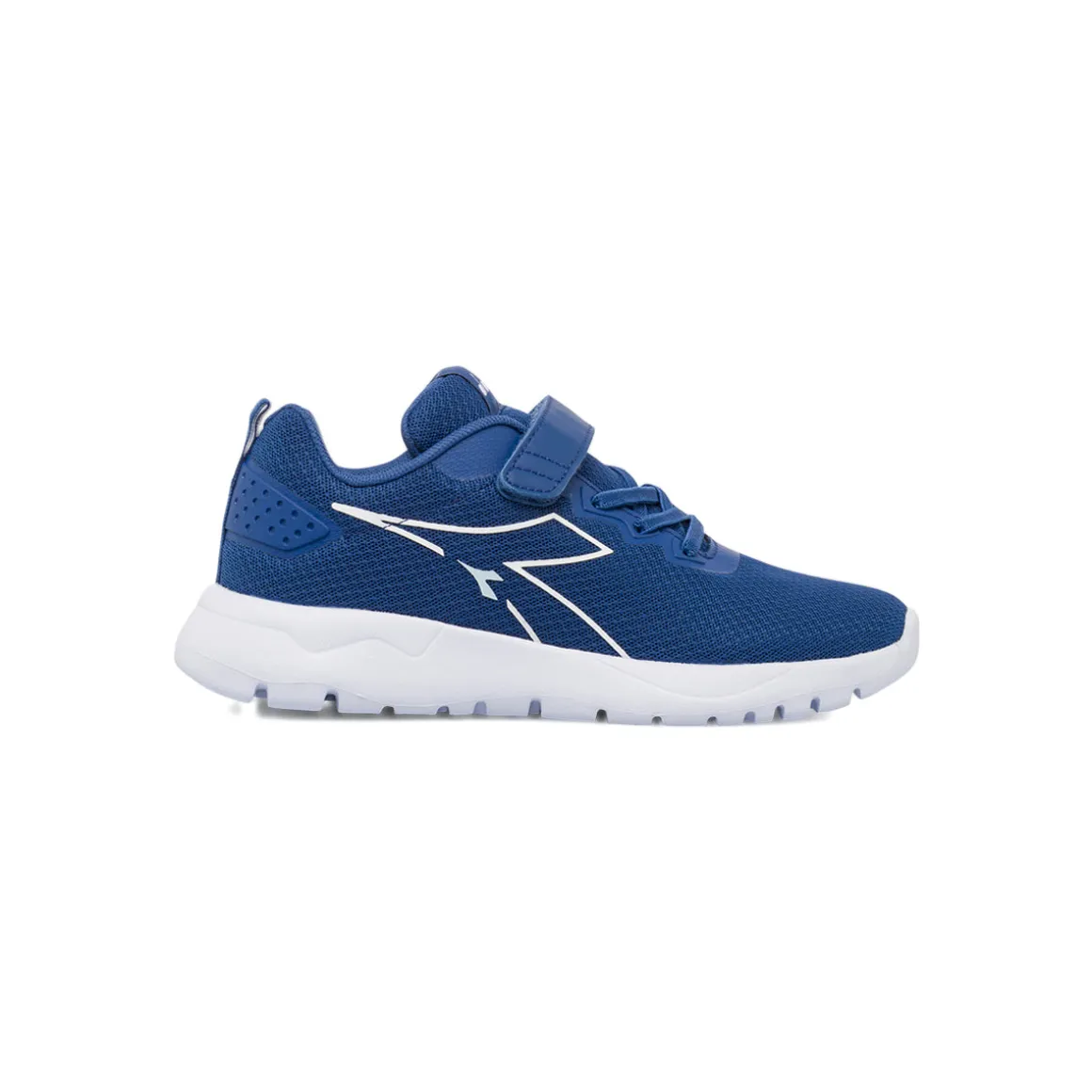 Sneakers blu da Bambino con chiusura a strappo Diadora