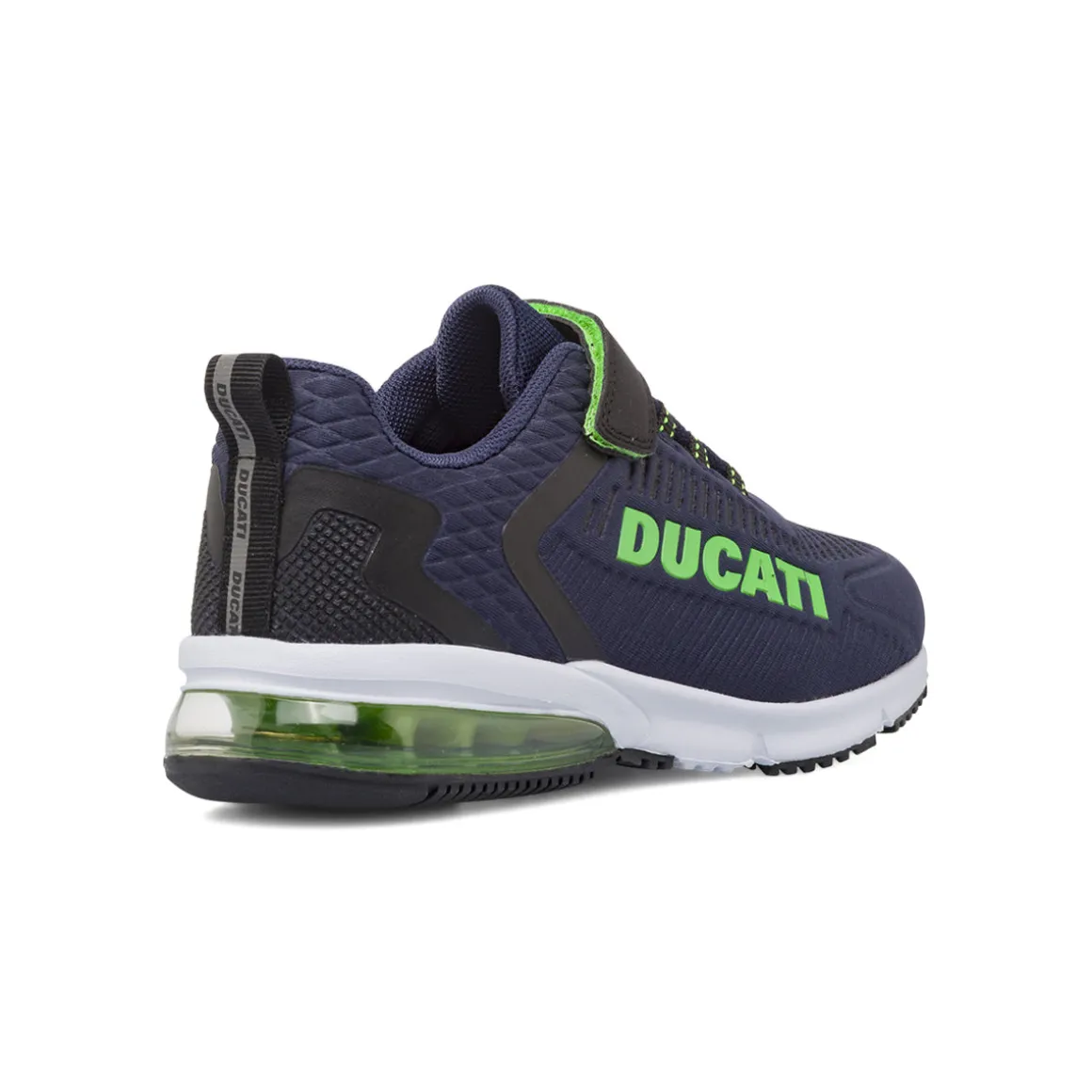 Sneakers blu da bambino con ammortizzazione ad aria Ducati