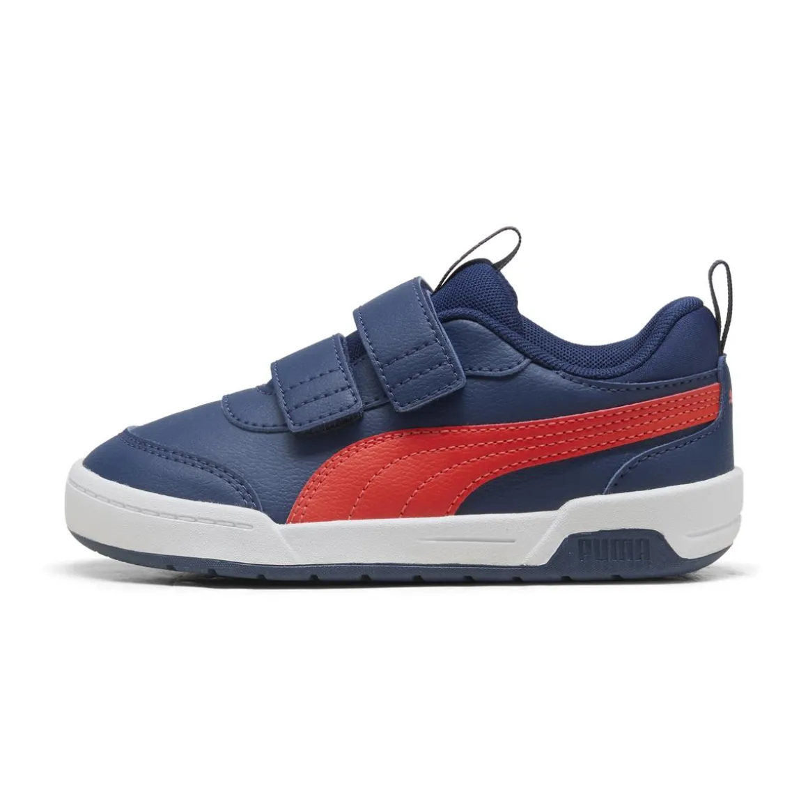 Sneakers blu da Bambino con chiusura a strappo Puma Multiflex