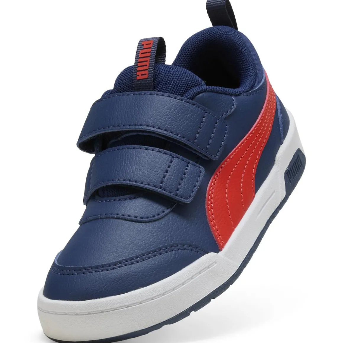 Sneakers blu da Bambino con chiusura a strappo Puma Multiflex