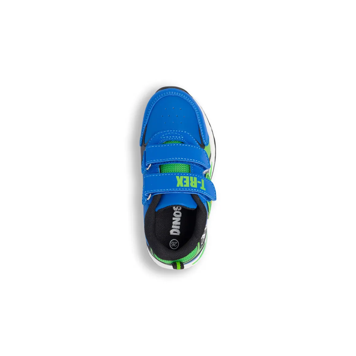 Sneakers blu da Bambino con Luci e stampa Dinosauri