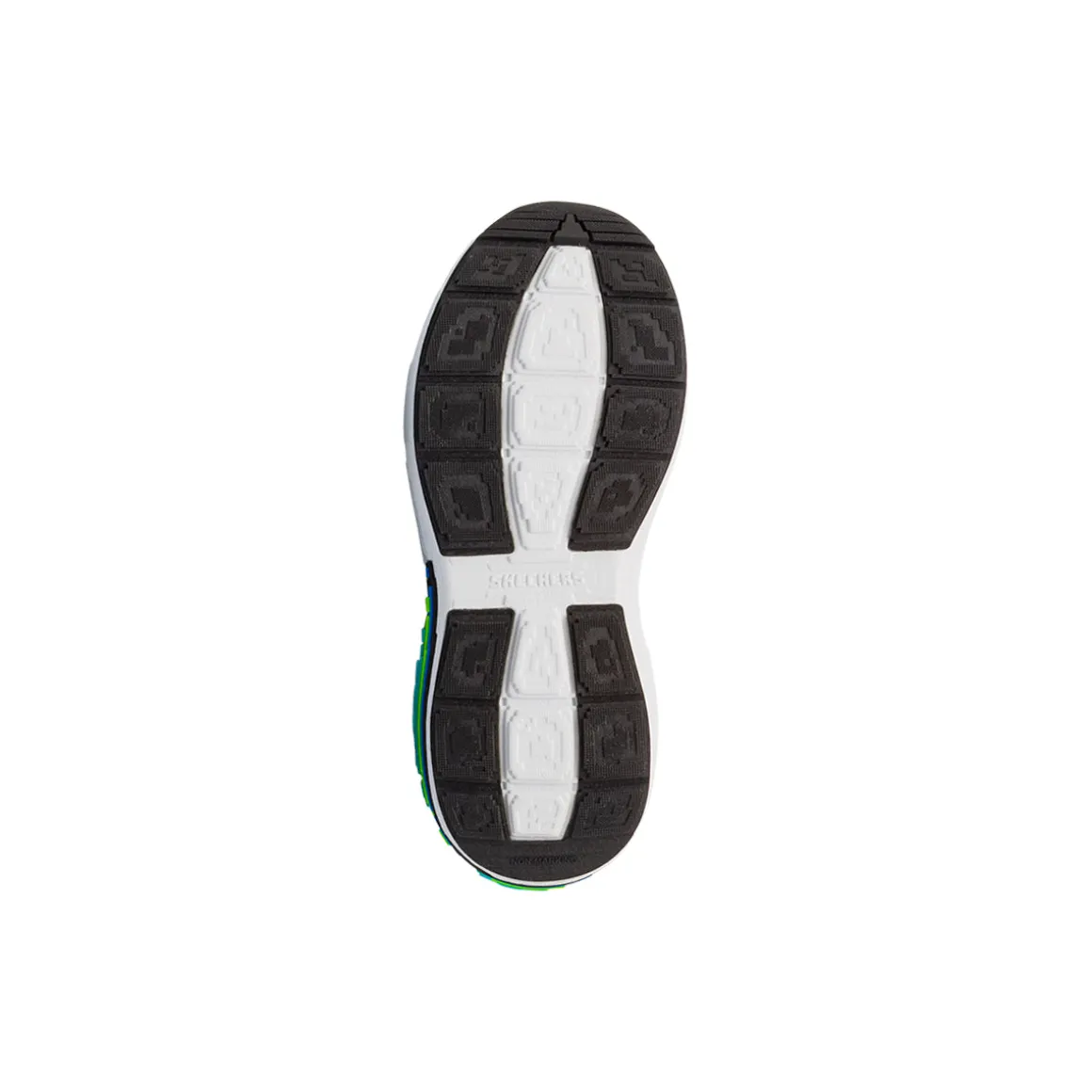 Sneakers blu da Bambino con dettagli pixel e strappo Skechers