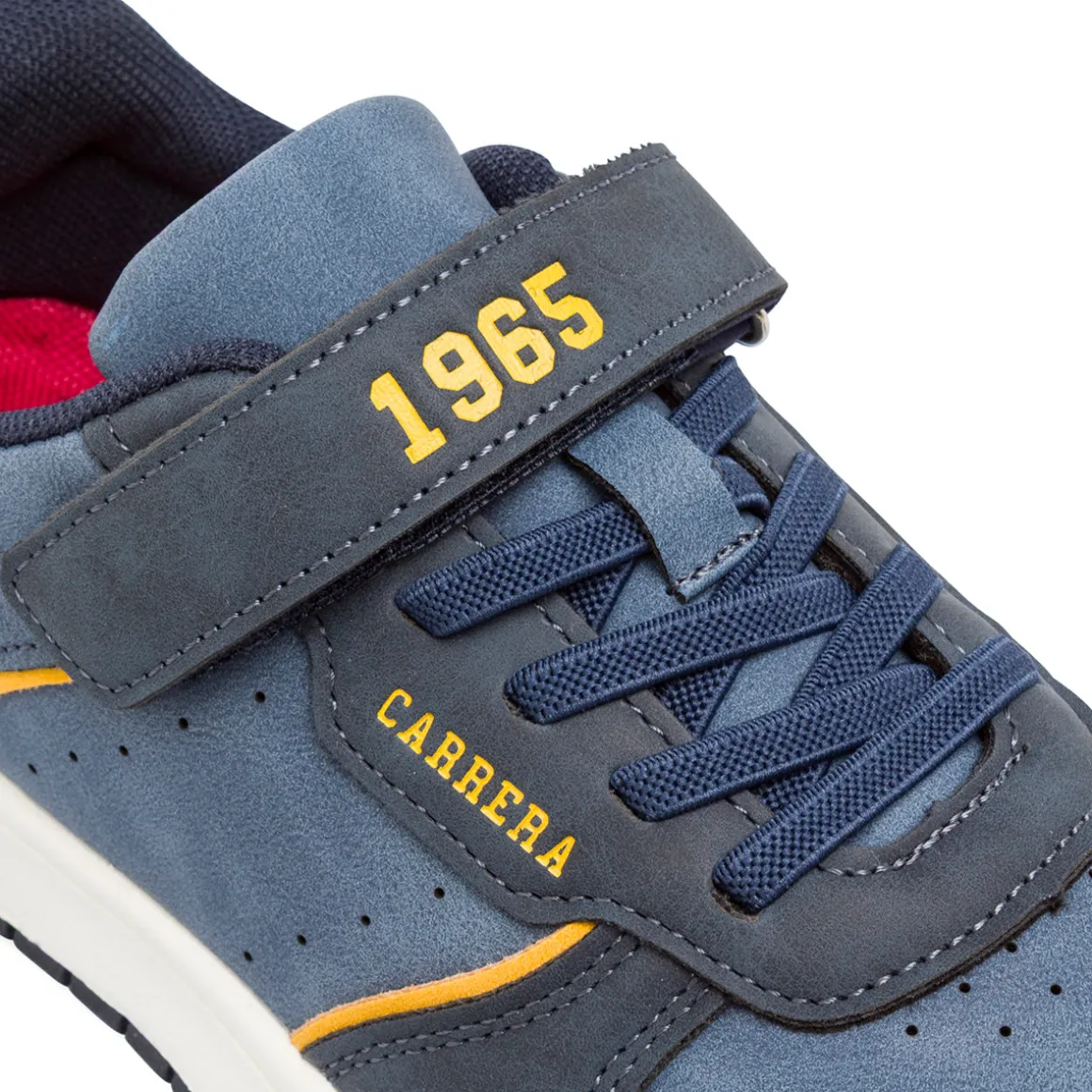 Sneakers blu da Bambino con chiusura a strappo Carrera
