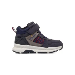 Sneakers blu da Bambino con dettaglio grigio e strappo Navigare
