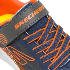 Sneakers Blu da bambino con luci nella suola Skechers Erupters 4