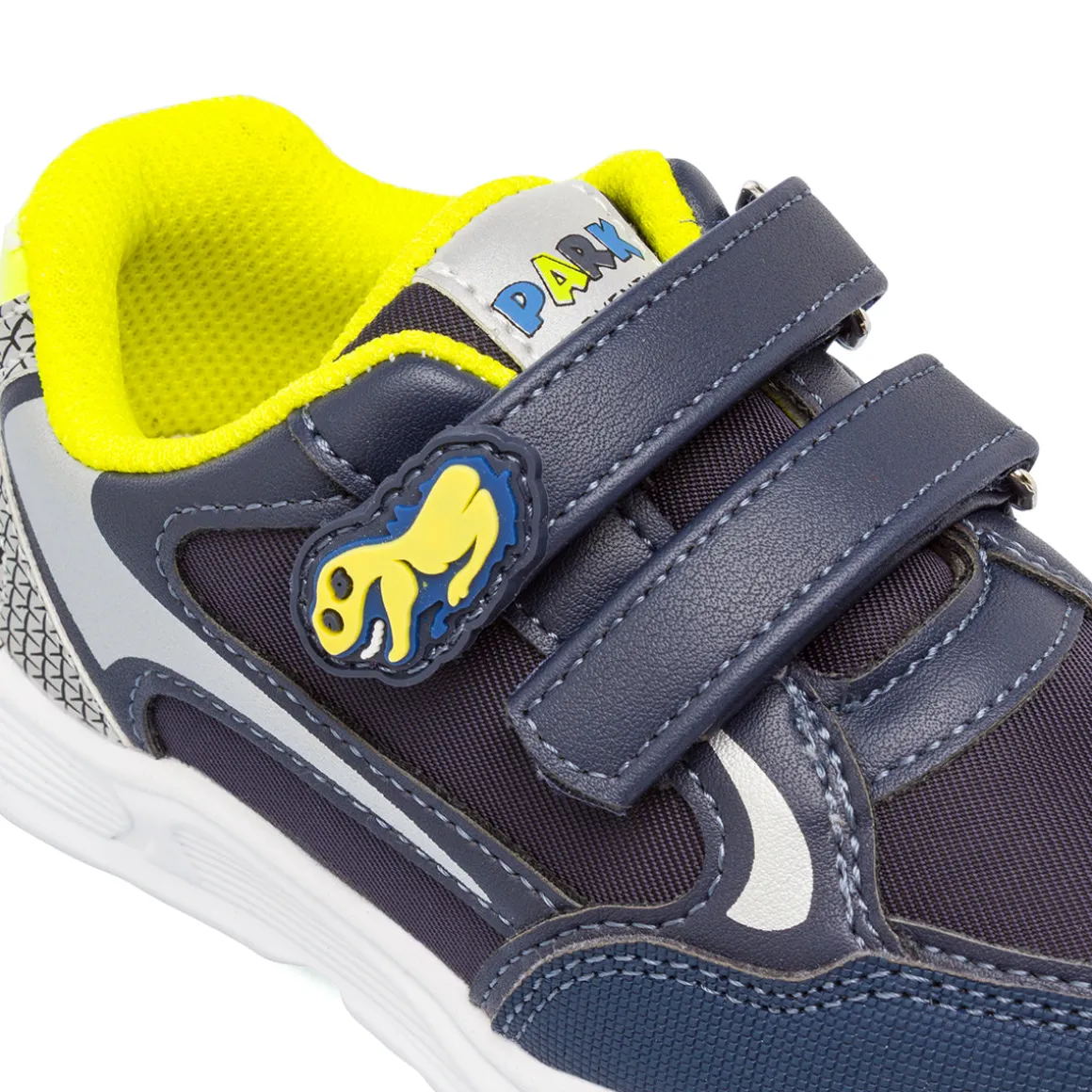 Sneakers blu da Bambino con Dinosauro e dettagli gialli Chicco