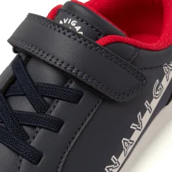 Sneakers blu da Bambino con strappo e logo Navigare