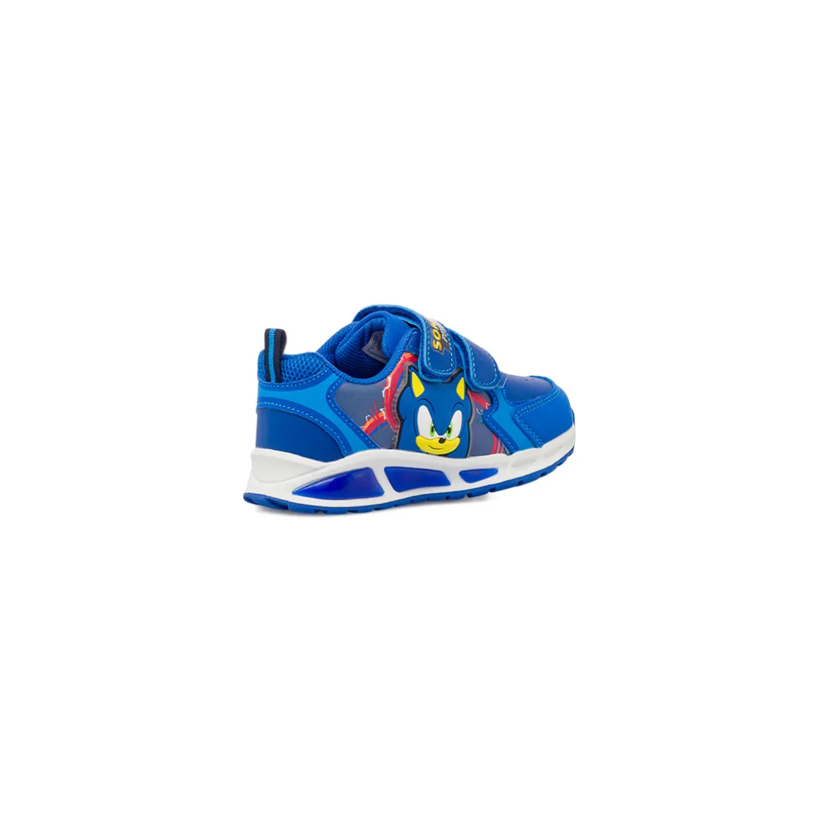 Sneakers blu da Bambino con Luci nella suola Sonic