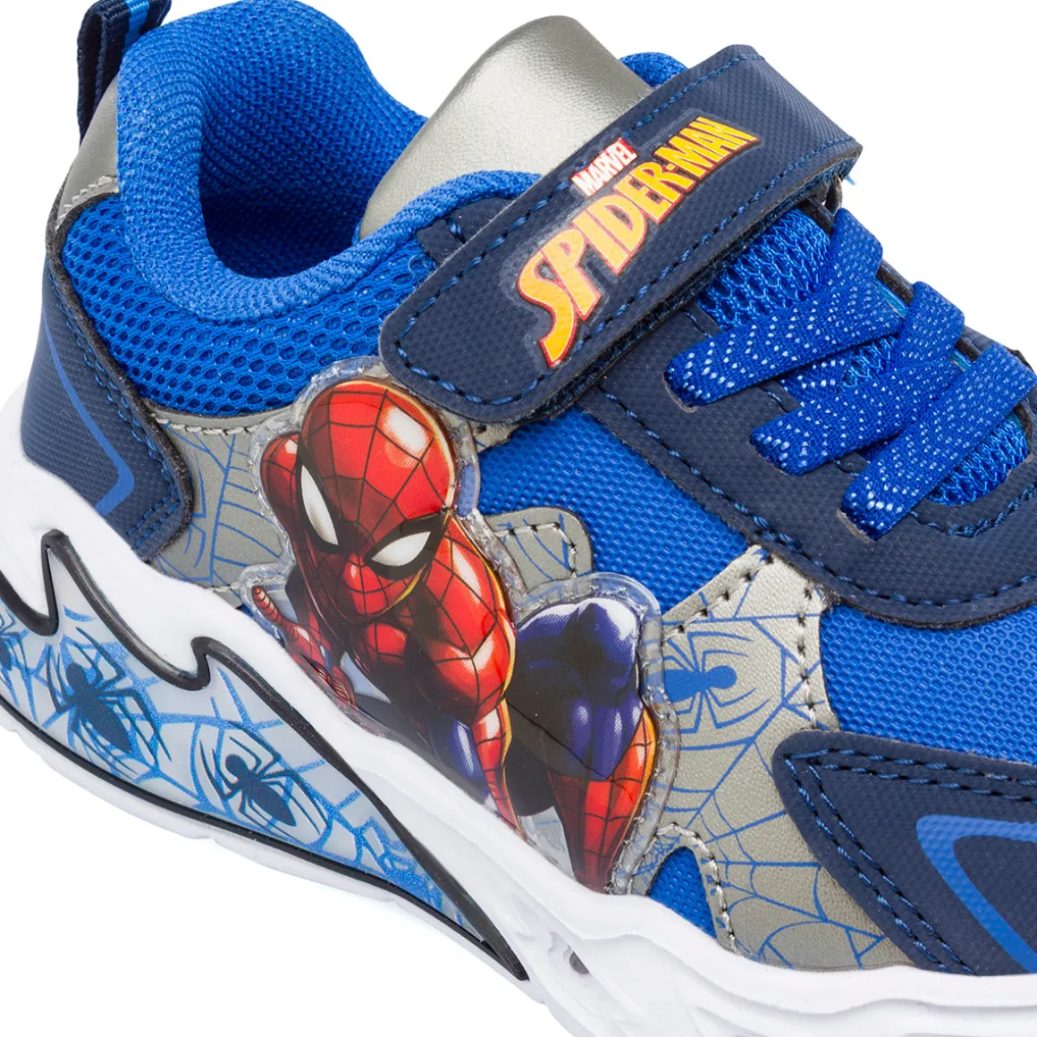 Sneakers blu da Bambino Spiderman con luci