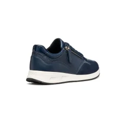 Sneakers blu da Donna con zip Geox e suola traspirante