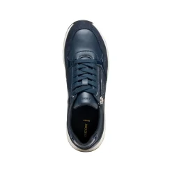 Sneakers blu da Donna con zip Geox e suola traspirante