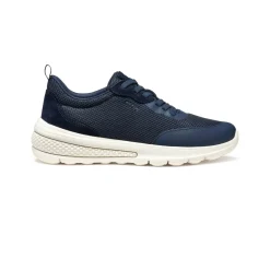 Sneakers blu da Donna con zeppa e suola traspirante Geox