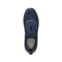 Sneakers blu da Donna con zeppa e suola traspirante Geox